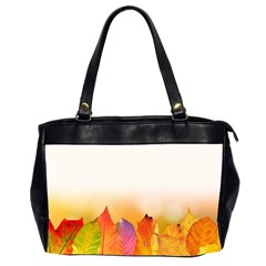 Autumn Leaves Colorful Fall Foliage Office Handbags (2 Sides)  by Nexatart