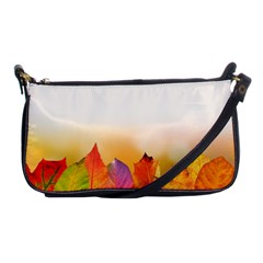 Autumn Leaves Colorful Fall Foliage Shoulder Clutch Bags by Nexatart