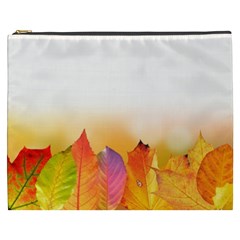 Autumn Leaves Colorful Fall Foliage Cosmetic Bag (xxxl)  by Nexatart