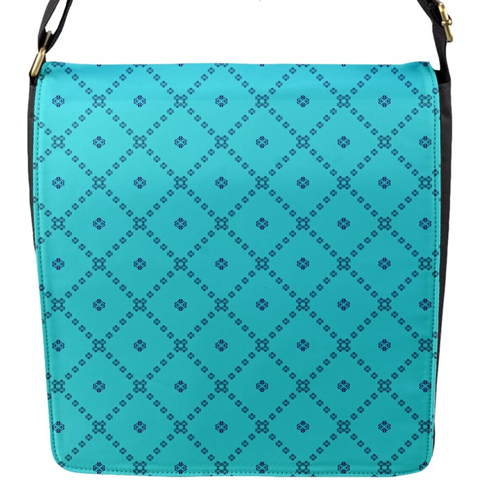 Pattern Background Texture Flap Messenger Bag (S)