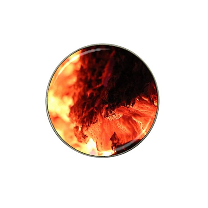 Fire Log Heat Texture Hat Clip Ball Marker