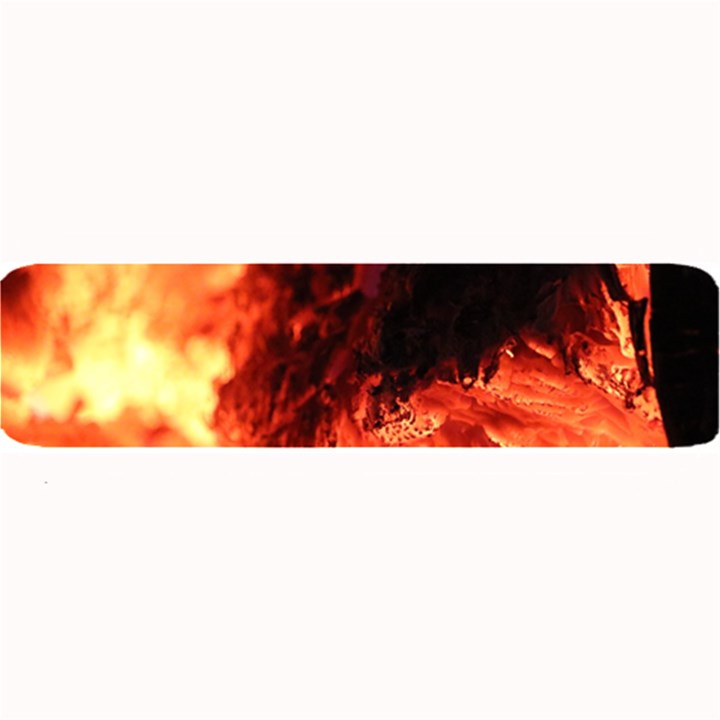 Fire Log Heat Texture Large Bar Mats