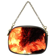 Fire Log Heat Texture Chain Purses (Two Sides) 