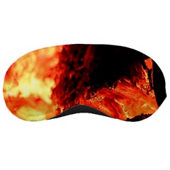 Fire Log Heat Texture Sleeping Masks