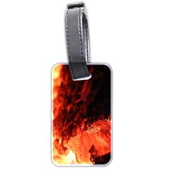 Fire Log Heat Texture Luggage Tags (Two Sides)