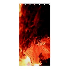 Fire Log Heat Texture Shower Curtain 36  x 72  (Stall) 