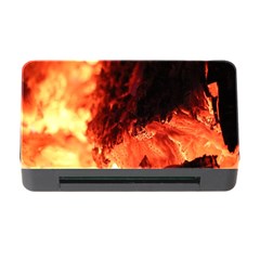 Fire Log Heat Texture Memory Card Reader with CF