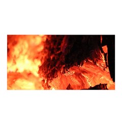 Fire Log Heat Texture Satin Wrap