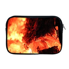 Fire Log Heat Texture Apple MacBook Pro 17  Zipper Case