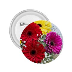 Flowers Gerbera Floral Spring 2 25  Buttons by Nexatart