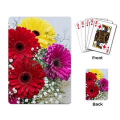 Flowers Gerbera Floral Spring Playing Card by Nexatart