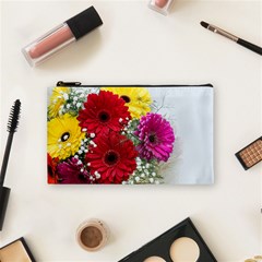 Flowers Gerbera Floral Spring Cosmetic Bag (small)  by Nexatart