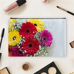 Flowers Gerbera Floral Spring Cosmetic Bag (large)  by Nexatart