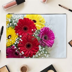 Flowers Gerbera Floral Spring Cosmetic Bag (xl) by Nexatart