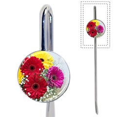 Flowers Gerbera Floral Spring Book Mark by Nexatart