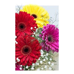 Flowers Gerbera Floral Spring Shower Curtain 48  X 72  (small)  by Nexatart