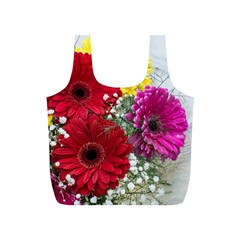 Flowers Gerbera Floral Spring Full Print Recycle Bags (s)  by Nexatart