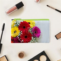 Flowers Gerbera Floral Spring Cosmetic Bag (xs) by Nexatart