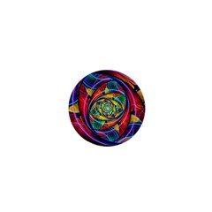 Eye Of The Rainbow 1  Mini Magnets by WolfepawFractals