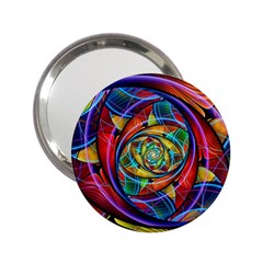 Eye Of The Rainbow 2 25  Handbag Mirrors