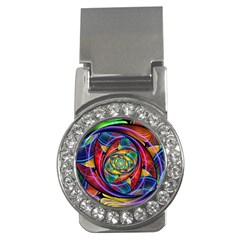 Eye Of The Rainbow Money Clips (cz)  by WolfepawFractals