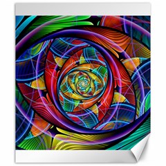 Eye Of The Rainbow Canvas 20  X 24   by WolfepawFractals