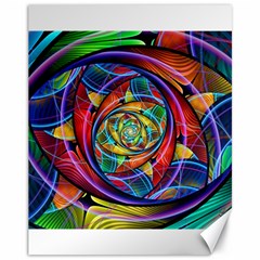 Eye Of The Rainbow Canvas 11  X 14   by WolfepawFractals