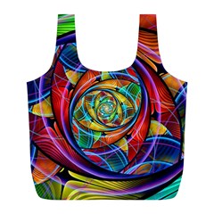 Eye Of The Rainbow Full Print Recycle Bags (l) 