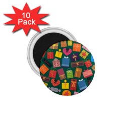 Presents Gifts Background Colorful 1 75  Magnets (10 Pack)  by Nexatart