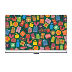 Presents Gifts Background Colorful Business Card Holders