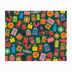 Presents Gifts Background Colorful Small Glasses Cloth by Nexatart