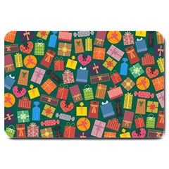 Presents Gifts Background Colorful Large Doormat  by Nexatart