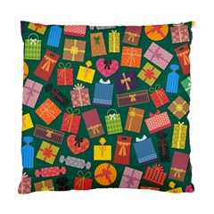 Presents Gifts Background Colorful Standard Cushion Case (two Sides) by Nexatart