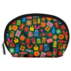 Presents Gifts Background Colorful Accessory Pouches (large) 