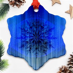 Background Christmas Star Ornament (snowflake) by Nexatart