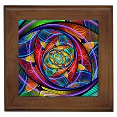 Eye Of The Rainbow Framed Tiles