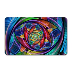 Eye Of The Rainbow Magnet (rectangular) by WolfepawFractals