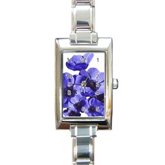 Poppy Blossom Bloom Summer Rectangle Italian Charm Watch by Nexatart