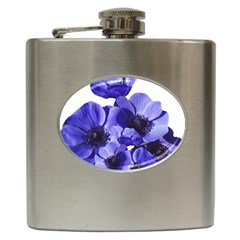 Poppy Blossom Bloom Summer Hip Flask (6 Oz) by Nexatart