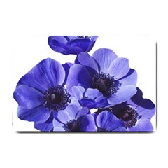 Poppy Blossom Bloom Summer Small Doormat  by Nexatart