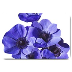 Poppy Blossom Bloom Summer Large Doormat  by Nexatart