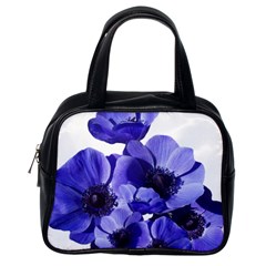 Poppy Blossom Bloom Summer Classic Handbags (one Side) by Nexatart