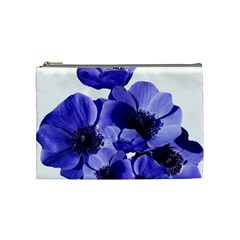 Poppy Blossom Bloom Summer Cosmetic Bag (medium)  by Nexatart