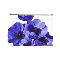 Poppy Blossom Bloom Summer Cosmetic Bag (large)  by Nexatart