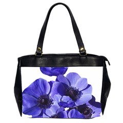 Poppy Blossom Bloom Summer Office Handbags (2 Sides)  by Nexatart