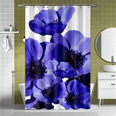 Poppy Blossom Bloom Summer Shower Curtain 48  X 72  (small)  by Nexatart