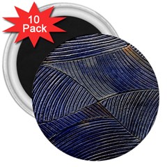 Textures Sea Blue Water Ocean 3  Magnets (10 Pack)  by Nexatart