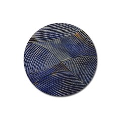 Textures Sea Blue Water Ocean Magnet 3  (round) by Nexatart