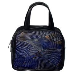 Textures Sea Blue Water Ocean Classic Handbags (one Side) by Nexatart