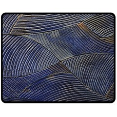 Textures Sea Blue Water Ocean Fleece Blanket (medium)  by Nexatart